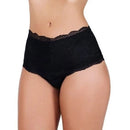 Kit 5 Calcinhas Cós Alto Renda Cinta Modeladora Rendada Algodão