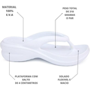 Chinelo Ortopédico Feminino – Alívio para Esporão e Conforto para Idosos