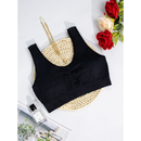 Sutiã esportivo sem costura cor sólida antimicrobiano e com suporte 9266