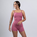 Macaquinho Alça fina Slim Fitness Academia Feminino