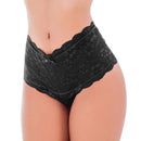 Kit 5 Calcinhas Cós Alto Renda Cinta Modeladora Rendada Algodão