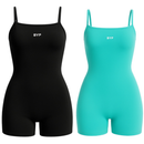 Kit 2 Macaquinhos Femininos Poliamida Premium | Fitness Yoga Academia Corrida | P ao GG
