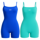 Kit 2 Macaquinhos Femininos Poliamida Premium | Fitness Yoga Academia Corrida | P ao GG