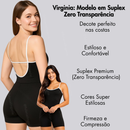 Macaquinho Básico Feminino Fitness Academia Costas Abertas em Microfibra - Virginia/Bru