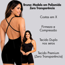 Macaquinho Básico Feminino Fitness Academia Costas Abertas em Microfibra - Virginia/Bru